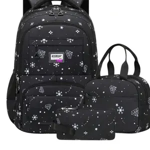 3 pcs backpack for school