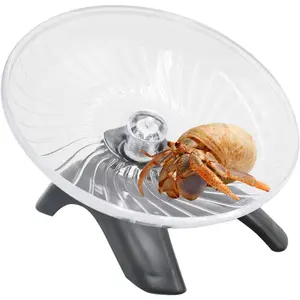 Hermit Crab Wheel Toy Hamster Running Wheel Small Animals Cage & Tank Accessory Suitable for Hermit Crab Hamster Rat
