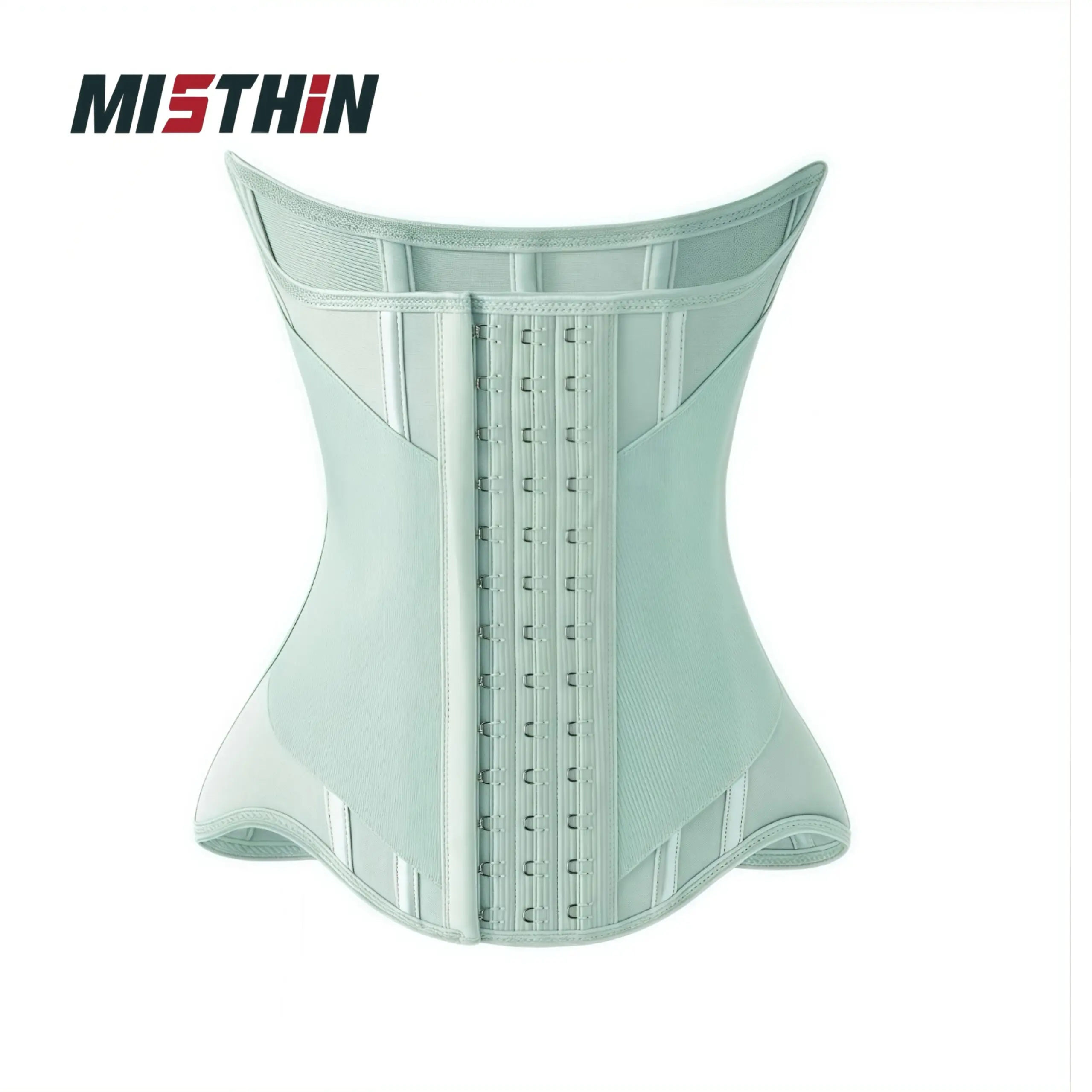 MISTHIN Lady's Waist Trainer Shapewear - Double Wrap Compression Tummy Control Cincher, Mesh Nylon Fabric, Adjustable, Multicolor Body Slimming Underwear (Waist Trainers for Women)