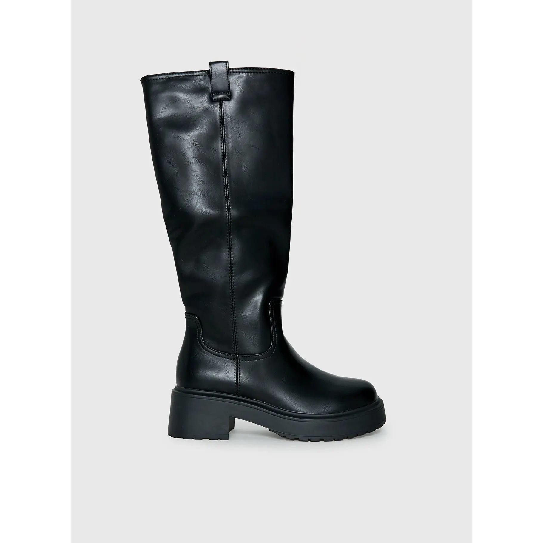 Lucia Knee High Boots Black