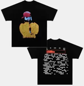 Billie the Tour 2025 2sided Tee, Billie Merch, Billie Concert Outfit, Retro 90s Graphic Tees, Y2k Top Music T-Shirt, Music Festival, Streetwear