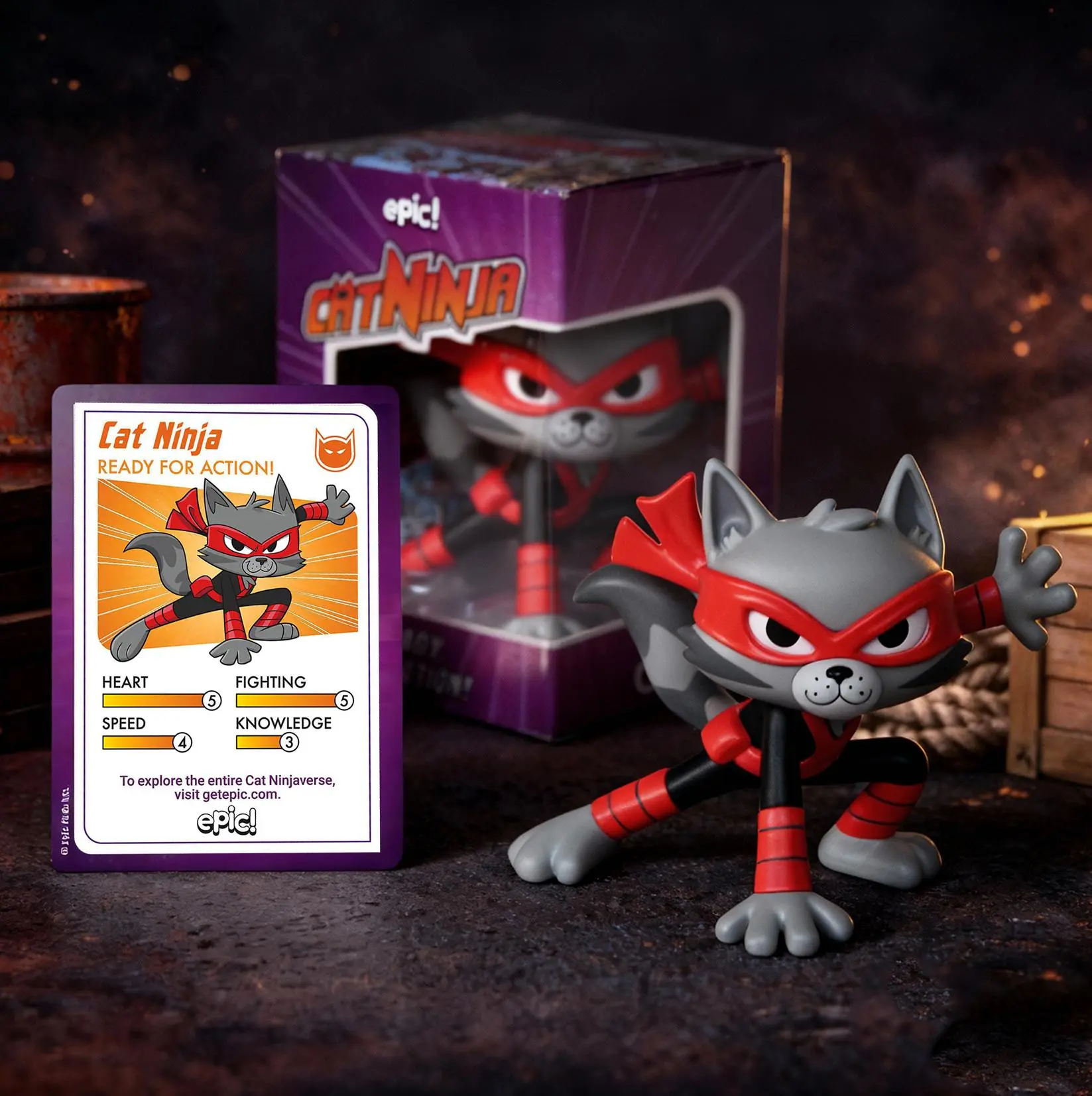 Cat Ninja Action Figure – Epic Original Collectible Toy for Kids & Anime Fans-Ready for Action