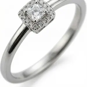 [AB014] Ring Square Zirconia Cutted For Her