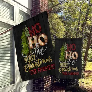 Custom Christmas Flag - Holiday Flag - Merry Christmas Flags - Santa Flags - House Flags -Garden Flags -  - Personalized Flag - Monogrammed Flag
