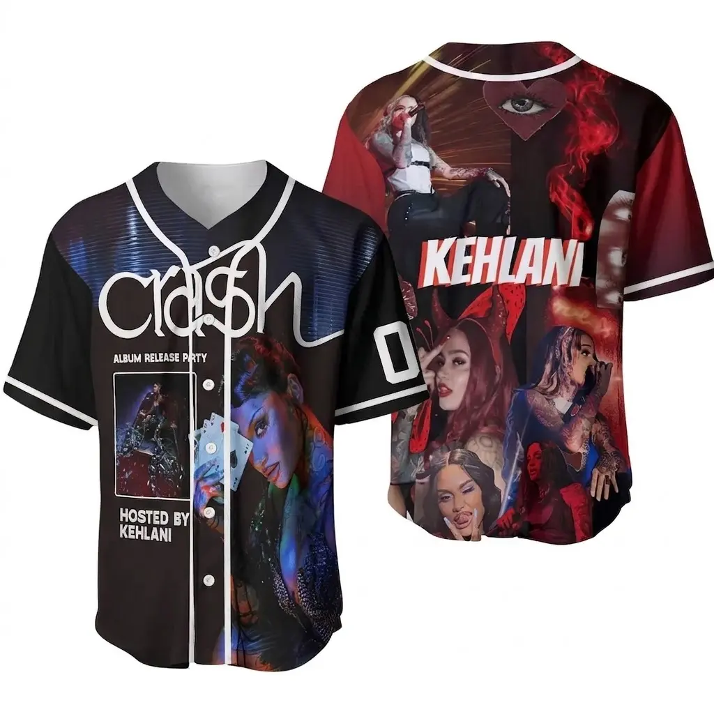Kehlani Crash Contemporary R&B Music Fan Baseball Jersey YG220606