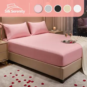2/3pcs Fitted Sheet, Bedding, Mattress Protector, Bed Cover, Bed Sheet, Cozy Home Textile,1pc Mattress Cover with 1/2pcs Pillowcase, Fits For All Size Beds - Twin, Full, Queen, King, Suitable For All Seasons, solid color
