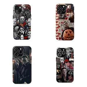 Billy L00mis Ghostface Horror iPhone Case – Scream Movie Scary Mask Horror Movie Aesthetic |   CoverSuitable forSuitable forSuitable for iPhone 17/16/15/14/13/12/11 Pro Max/Plusand Samsung Galaxy S23-25, shock-absorbing, anti-drop protective case, lightwe
