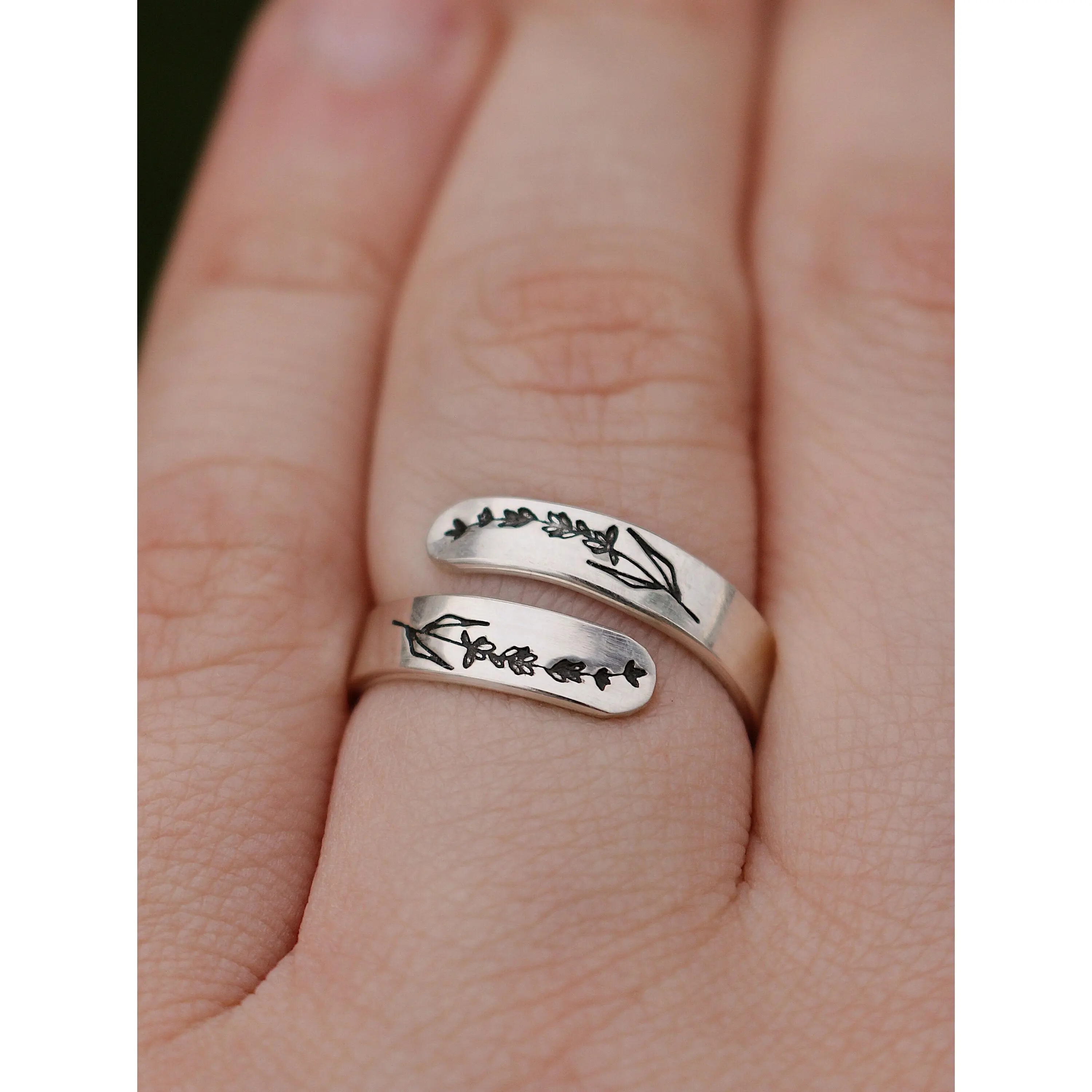 Lavender Wrap Ring