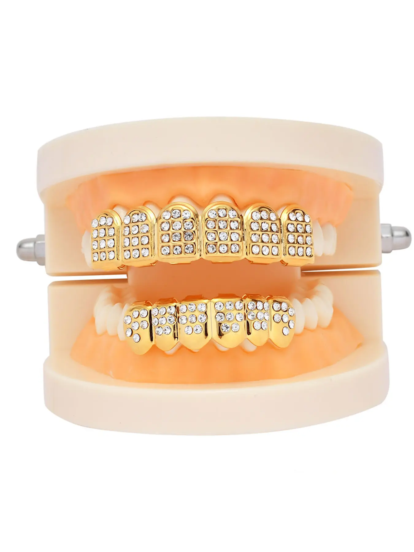 Rhinestone Decorated Tooth Jewelry, 2024 New Fashionable Tooth Cover Jewelry for Men & Women, Punk Body Jewelry for Party, Daily Clothing Decor for Daily Wear