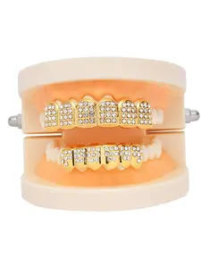 Rhinestone Decorated Tooth Jewelry, 2024 New Fashionable Tooth Cover Jewelry for Men & Women, Punk Body Jewelry for Party, Daily Clothing Decor for Daily Wear