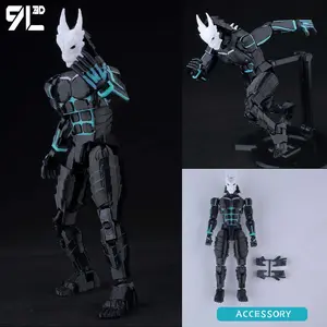 9L3D Multi-Jointed Articulated Dummy13 Lucky13  Printed Dandadan Takakura Ken & Chōtatsu Ko EvilKarān Anime Figure Display Model