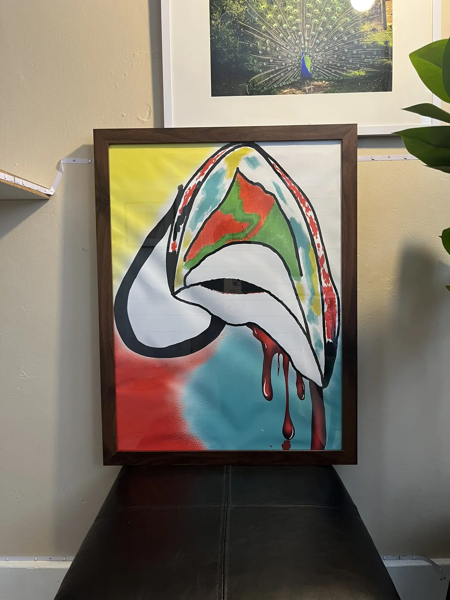 ArtEuK Abstract Rainbow Design with Red Accents Modern Wall Art on 18x24" Canvas for Decorative Vessel AbstractArt ModernArt PouringArt EmotiveArt WallArt ArtCollectors TikTokMadeMeBuyIt