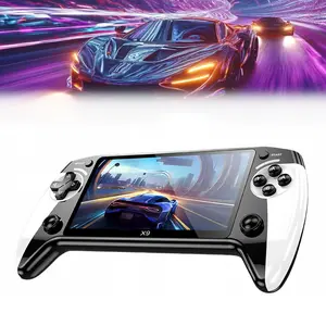 X9 Handheld Game Console, Rechargeable Portable Gaming Machine, 10 Emulator Games, Wireless Home and Travel Use, Lithium Ion Battery