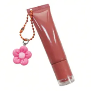 Lip Gloss Keychain Set, Lip Balm Tube, Bear Pendant and Star Keychain, Fashion Beauty Accessory, Cosmetic, Perfect Gift for Ramadan, Eid, Valentine's Day, Birthday