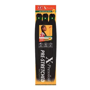 Sensationnel X-Pression 3X Pre-Stretched Braiding Hair 58″ Sensationnel X-Pression 3X Pre-Stretched Braiding Hair 58″