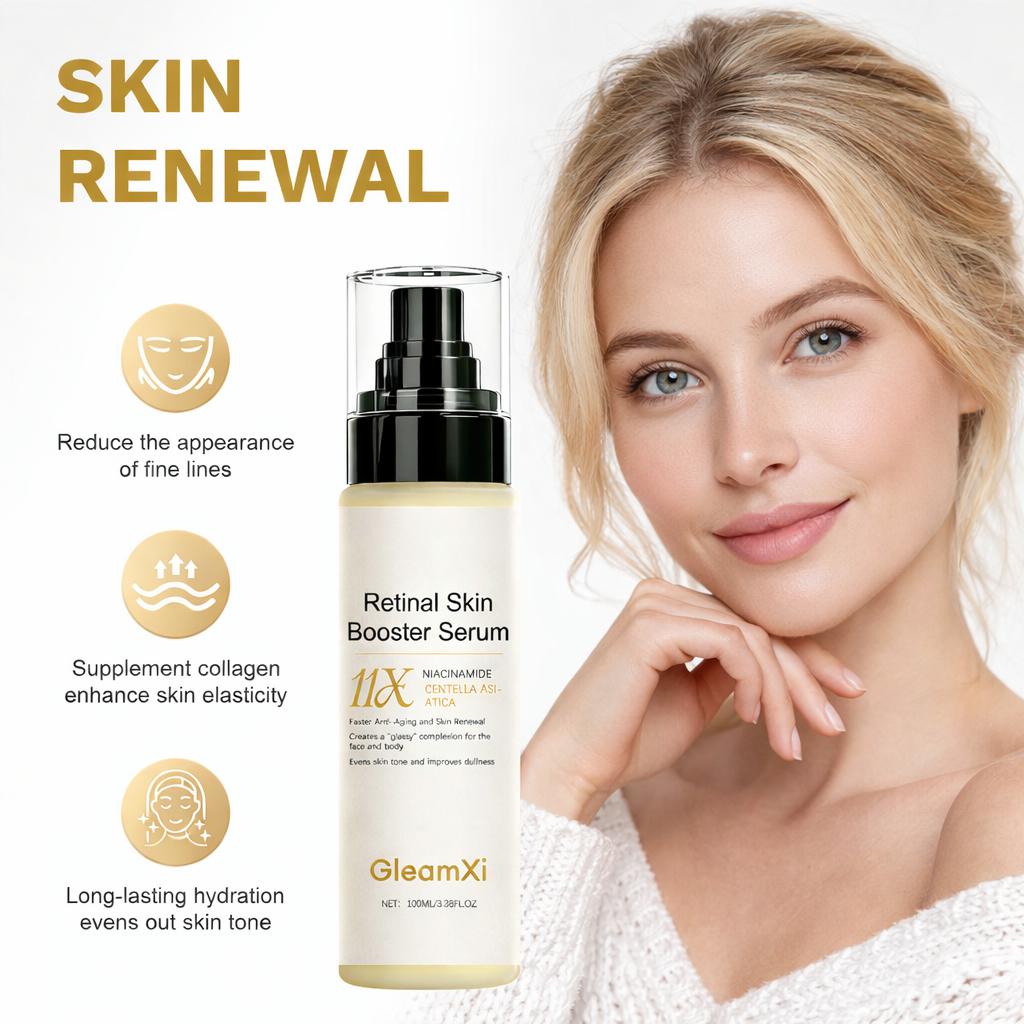 11X Niacinamide Retinal Skincare Serum Brightening Dark Spots and Fine Lines Skincare Anti-Aging & Glass Skin Renewal for Face