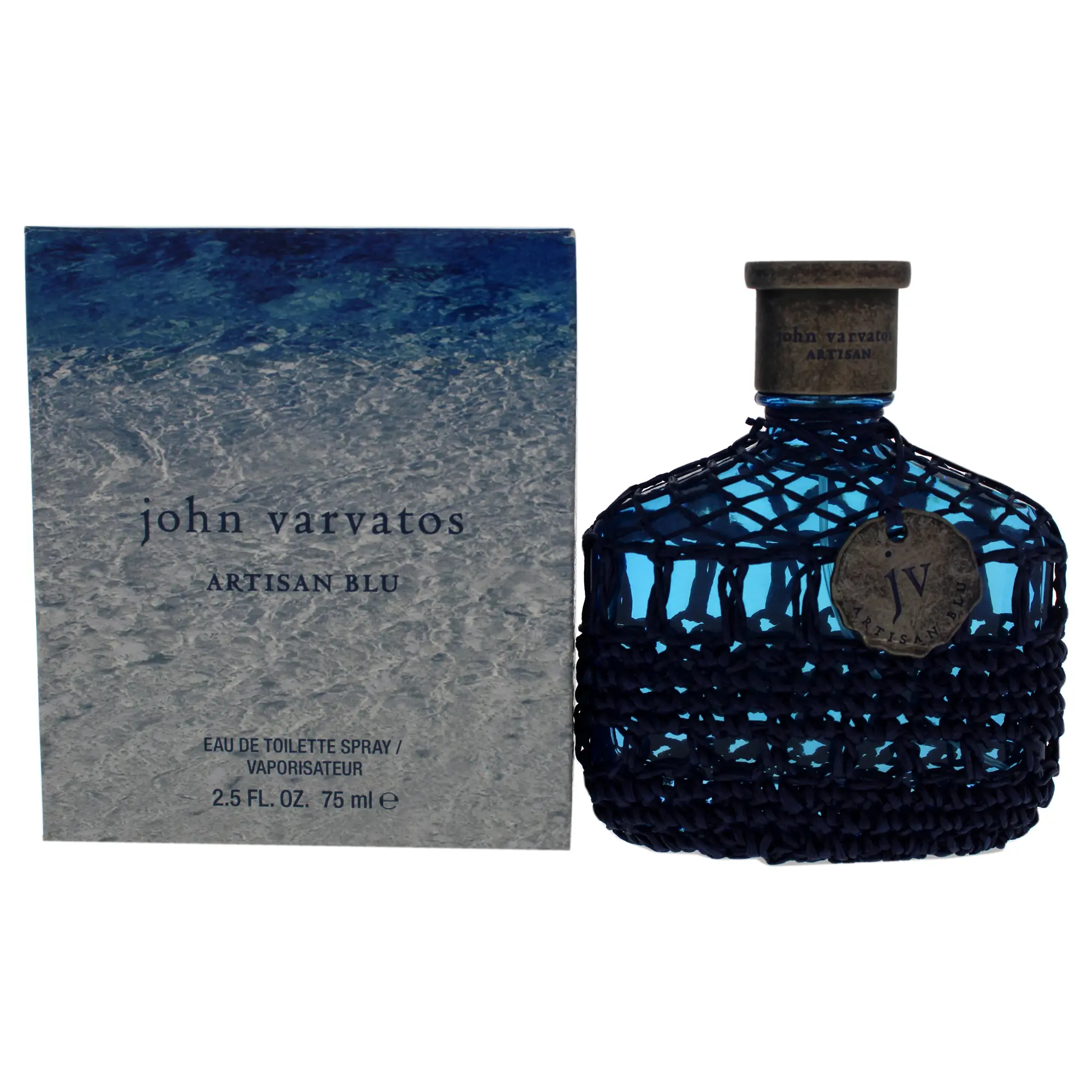 Artisan Blu by John Varvatos for Men - 2.5 oz (75ml) EDT Spray Bottle, Adults Unisex Fragrance, Single Item (2 to 2.9 fl oz)