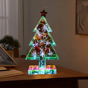 Christmas Decorative Lights Scene Atmosphere Layout