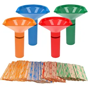 Coin Storage & Sorter Tubes 4 Color Coded Coin Counters Tubes and Assorted Coin Wrappers