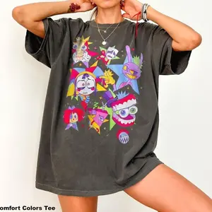 The Amazing Digital Circus Shirt -Tadc Shirt,Tadc Sweatshirt,Jax Tee,Pomni Tshirt,Gangle Tshirt,Ragatha,Caine,Bubble,Zooble SDK 7OJ
