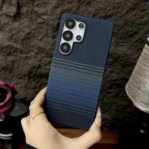 Semi-Enclosed Magnetic Kevlar Phone Case, Minimalist Design for Samsung S26/S25/S24/S23 Ultra, Shockproof, Drop-Resistant, Scratch-Resistant, Durable Full Protection Cover