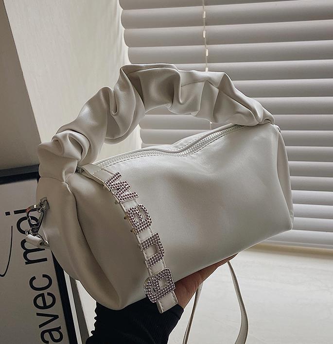 Women's New Shoulder Bag Fairy Student Underarm Bag Women's Pleated Handbag