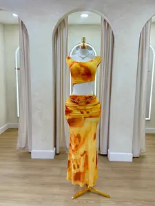 Xiomara Maxi Skirt Set (Yellow)