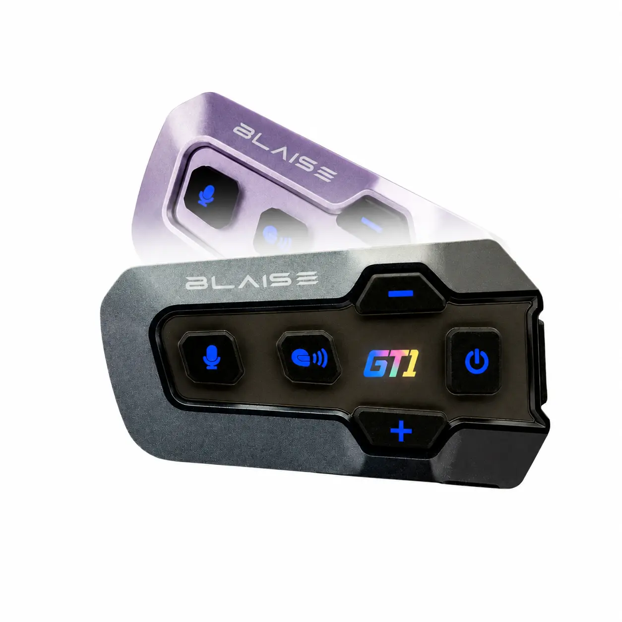 Blaise GT1 Dirt Bike Helmet Bluetooth Intercom, 2-Rider Communication, 40mm Speakers and Mic, IP66 Water-Resistant, ENC Noise Reduction for Motocross and Off-Road Helmets