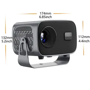 New electric focus A10 projector home portable 4K HD WiFi Android smart projection