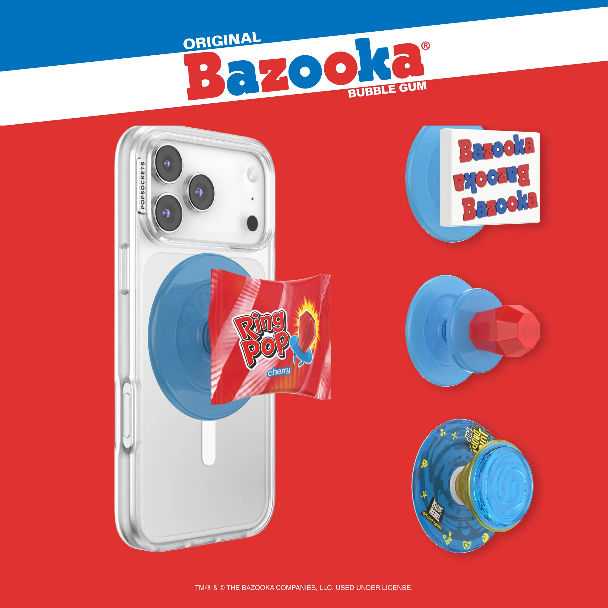 Bazooka PopGrip for MagSafe - Magnetic Phone Grip and Phone Stand - PopSockets Bazooka PopGrip for MagSafe - Magnetic Phone Grip and Phone Stand - PopSockets