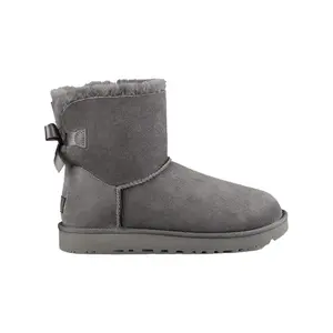 UGG(WMNS) UGG Mini Bailey Bow II Fleece Lined light grey