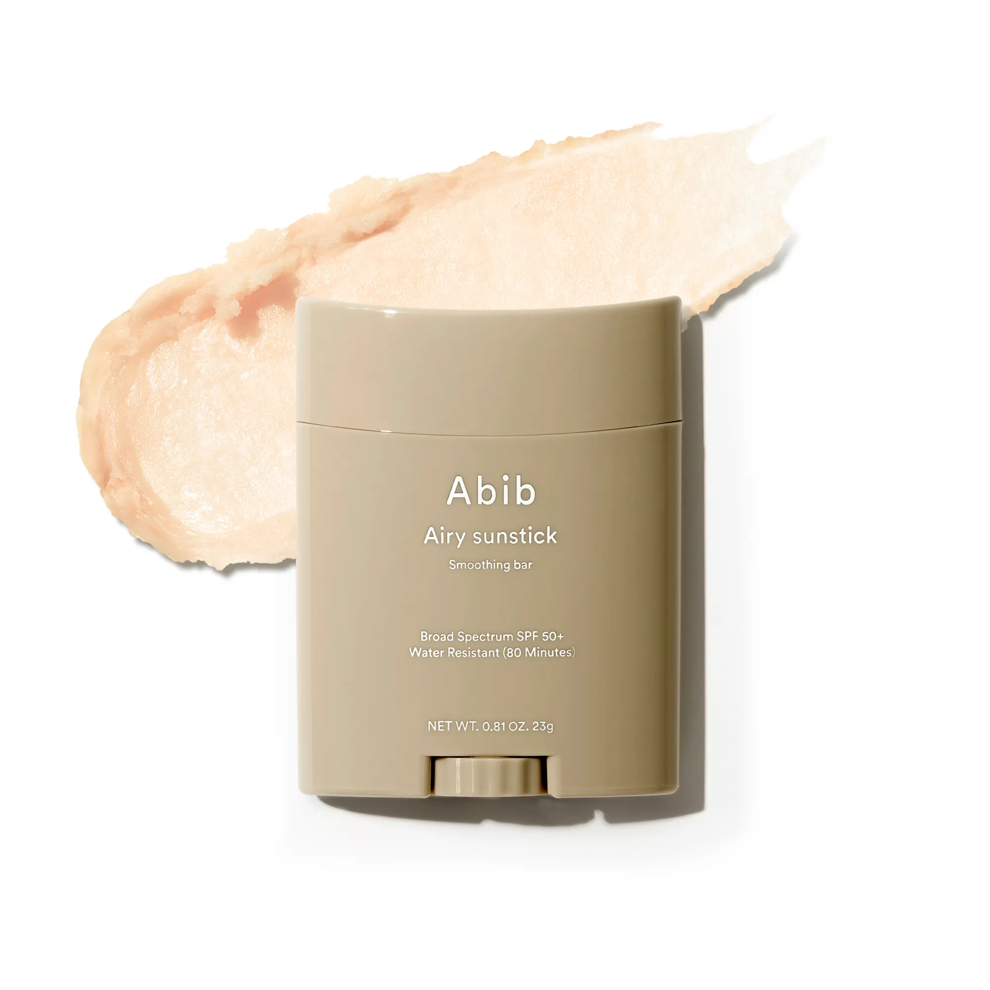 [Abib]  Airy Sunstick Smoothing Bar SPF50 0.81 oz (23g) | Matt Finish, Non-Sticky Sun Protection for Face and Body, Long-lasting, UV Protector sunscreen