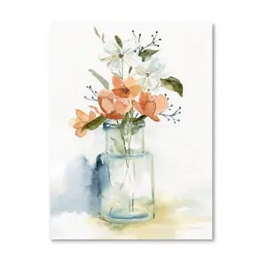 Courtside Market Simple Blossoms I 16" x 20" Canvas Wall Art