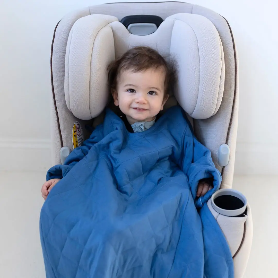 Buckle Me Baby Cozier Car Seat Blankie Quilted Bamboo Gentle
