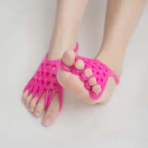 Double Color High Elastic Ankle Stretching Tool, Yoga Muscle Relaxation and Fitness Training Aid, Workout Band, Tpe Material, No Battery Needed