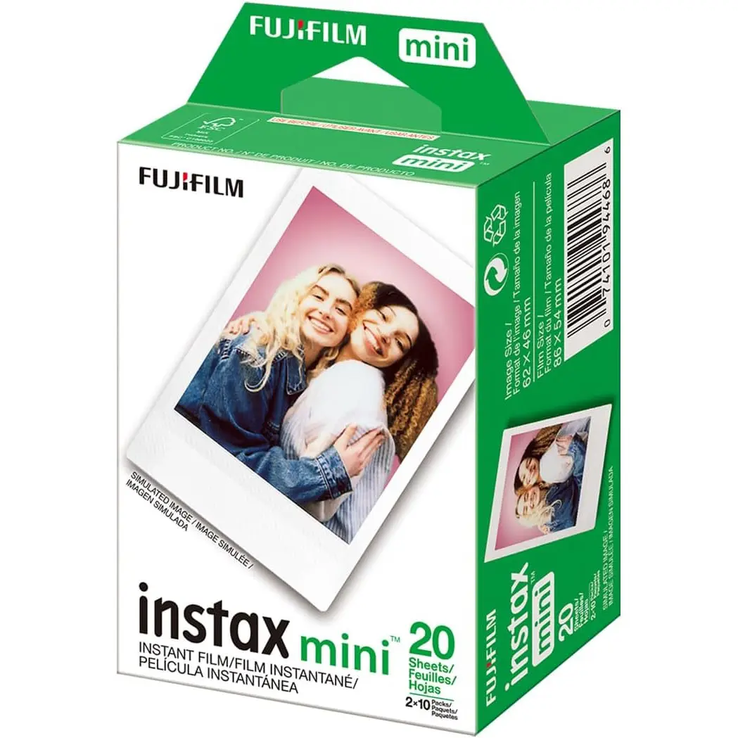 Fujifilm INSTAX Mini Instant Film 20 Sheets Fujifilm INSTAX Mini Instant Film 20 Sheets