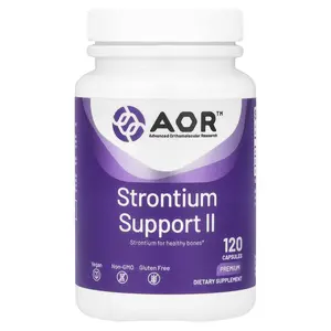 Advanced Orthomolecular Research AOR Strontium Support II, 341 mg, 120 Capsules