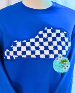 Kentucky Check Chenille Sweatshirt