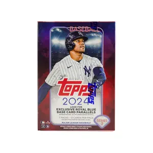 2024 Topps Series 2 (TWO) Baseball 7-Pack Blaster Box (Royal Blue Inserts)