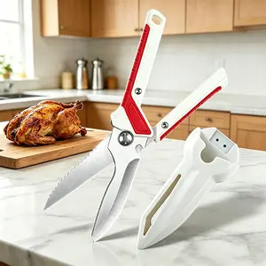 Kitchen Scissors,Kitchen Knife,Multi-functional Scissors,6-in-1 Multifunctional Cutter,Meat Cutting,Fish Cutting,Kitchen Gift