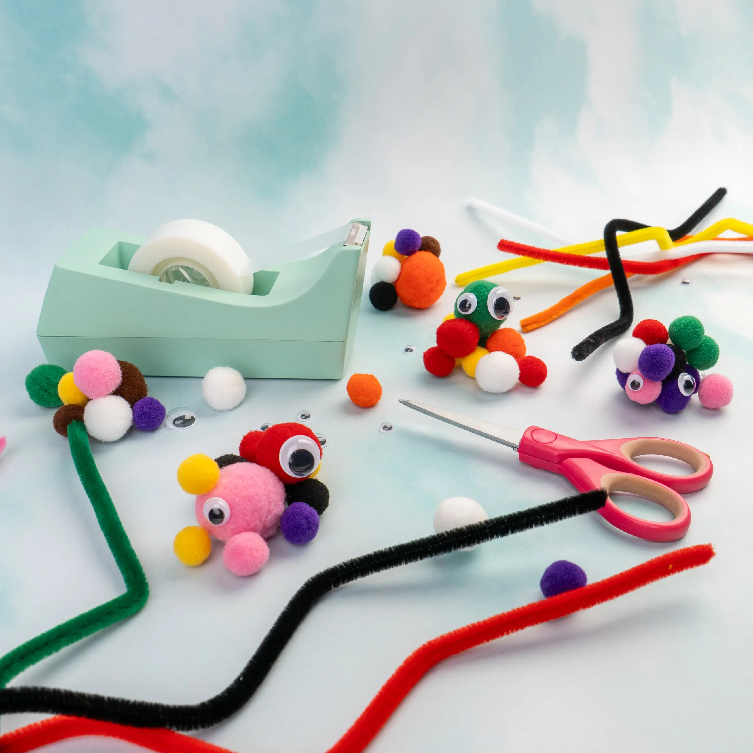 John Bead 100pcs 6mm Pipe Cleaners for DIY School Projects, Chenille Stems for Arts and Crafts Decorations