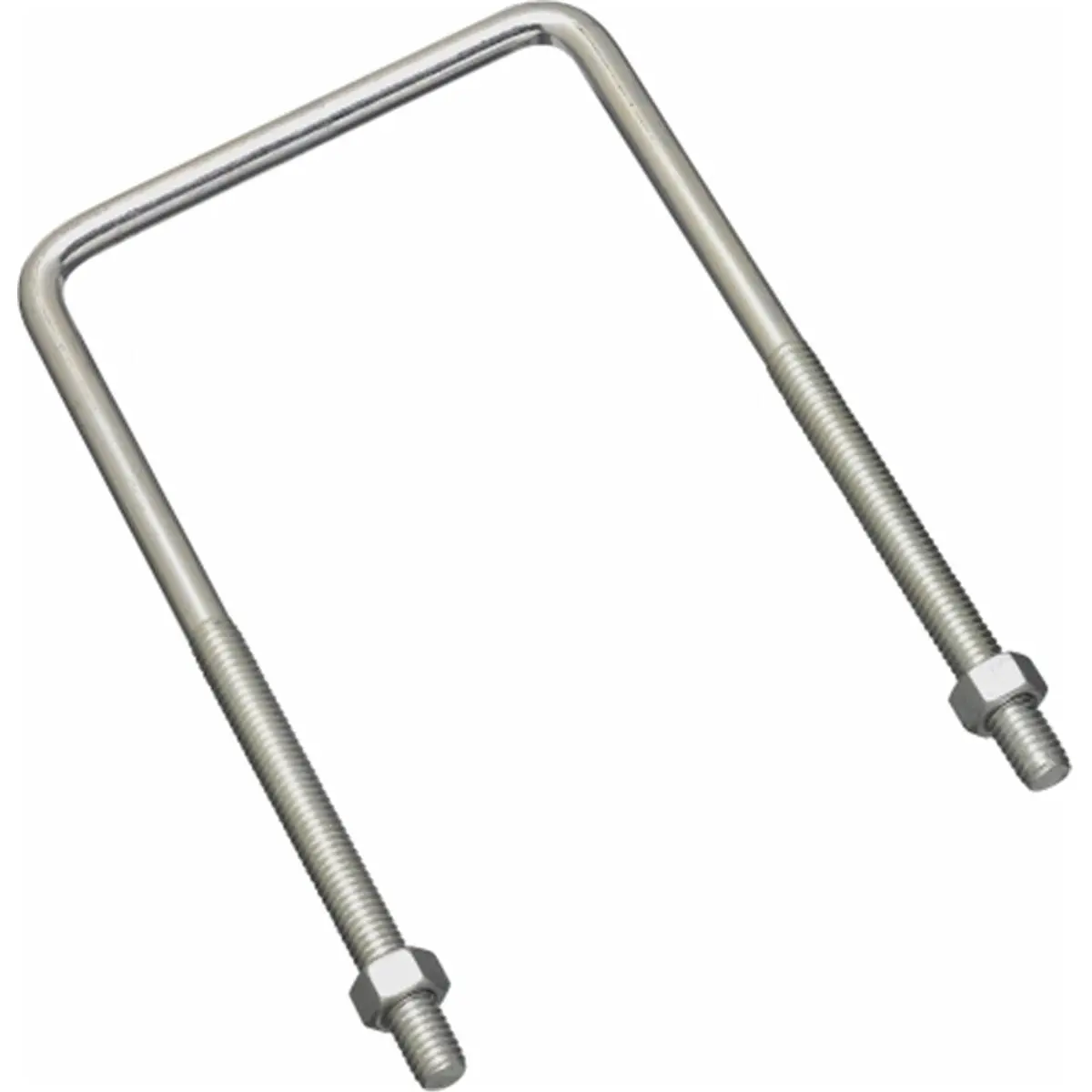 212 MAIN Heavy Duty U-Shaped Bolts (5/16 in Thread, 2.50in x 5in Size), Rust-Proof Zinc Steel, Pre-Assembled with Hex Nuts & Straps, Exterior Fixing for Water Sports & Sailing, Pack of 5, Heavy Duty Bolts, Threaded Ends, 5/16 Inch, Sailing Use