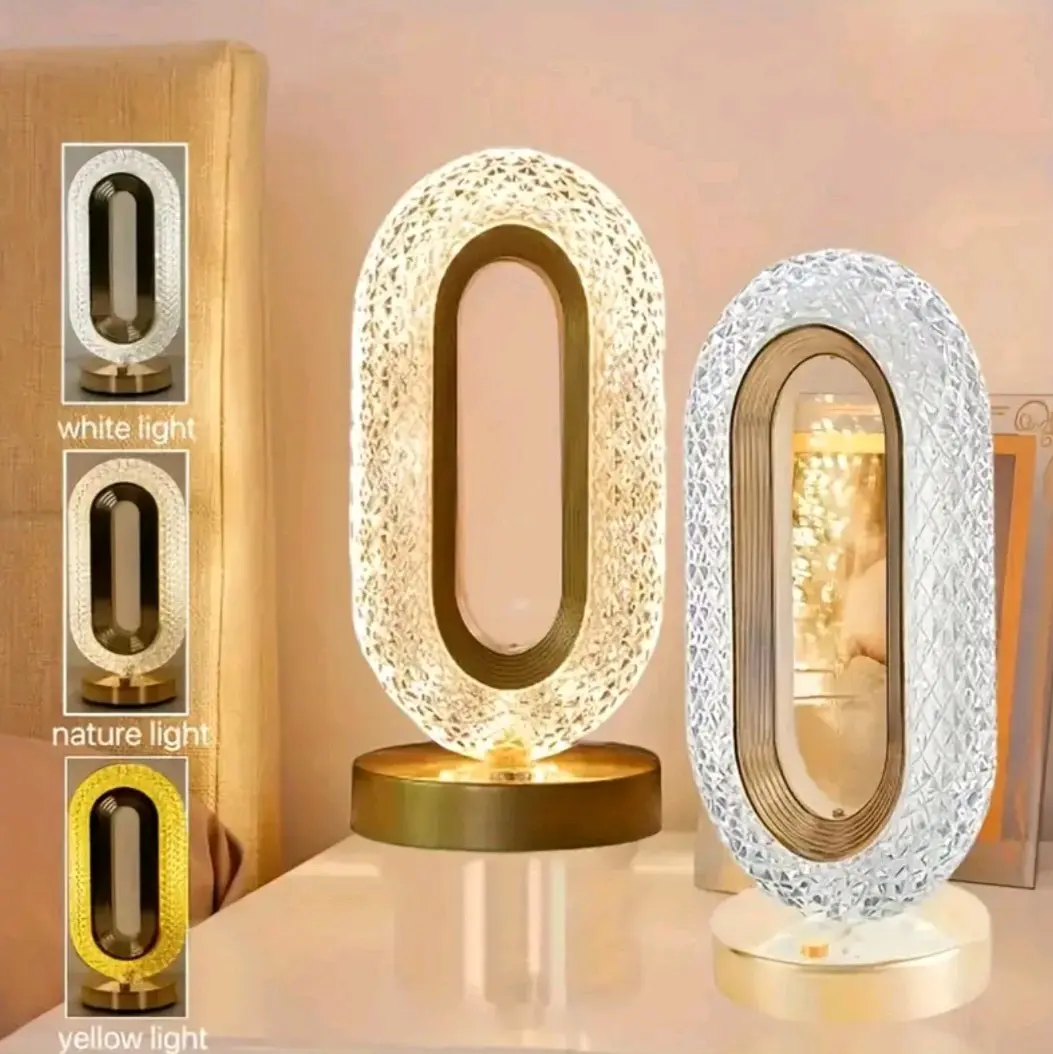 Crystal Table Lamp - Perfect for Home and Office Lighting