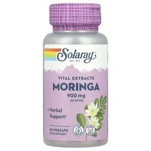 Solaray Moringa, 60 Vegcaps (450 mg per Capsule)