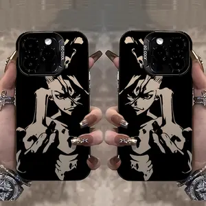 Dr.Stone Silhouette Surge Phone Case Suitable for iPhone 17 16e 16 15 14 13 12 11 Mini Pro Max Air X XR XSMAX 8 7 Plus Anti Fall Matte Back Cover