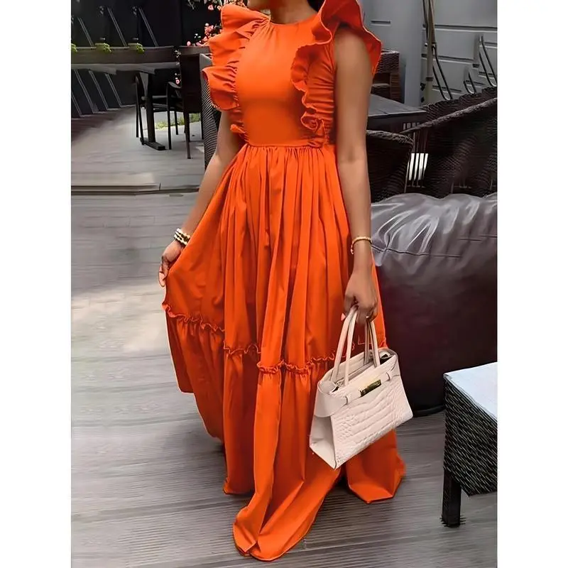 orange flowy dress - TikTok Shop orange flowy dress - TikTok Shop