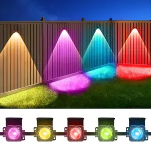 50ft black eave light Permanent Outdoor Lights with 72 RGBCW LED Smart Eave Lights 90lm Black IP67 Waterproof 100 Scenes Modes