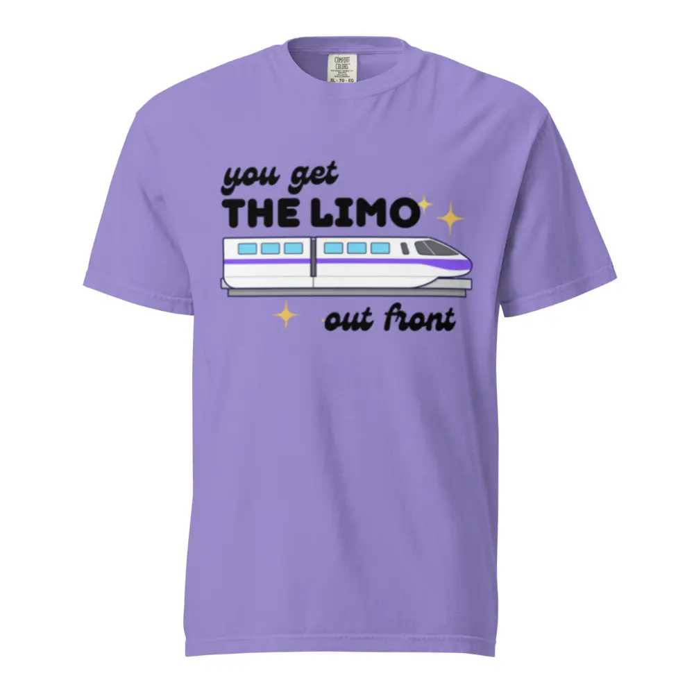 You Get The Limo Out Front, theme park Inspired Tee, Monorail, comfort colors Gildan Shirt, Park Outfit, HM Popstar Inspired