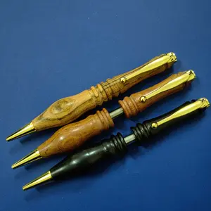 1 pc signature pen, ballpoint pen, rotating retractable design, calligraphy/creative writing, solid wood barrel, gourd shape, elegant high-end luxury, top choice for student stationery, colleague gifts, friend gifts, suitable for holiday gift occasions—Va