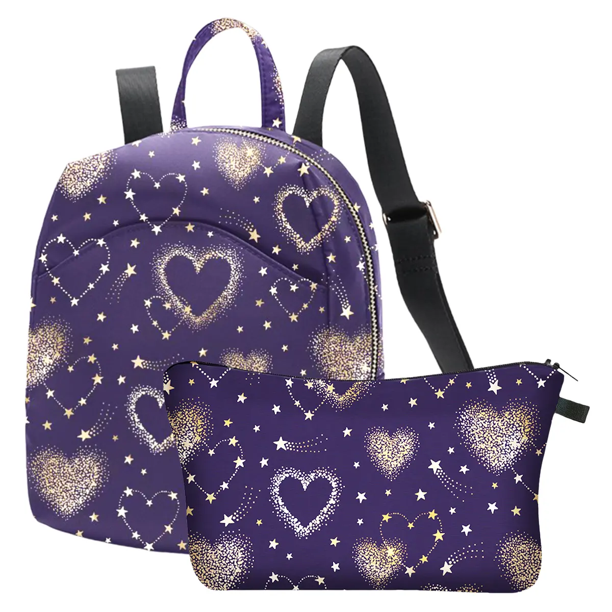 Back to school Shopping 2PCS Alikpop Mini Backpack Set For Women Small Backpack Purse For Ladies Cute Bookbag casual Travel Shoulder Bag With Charm